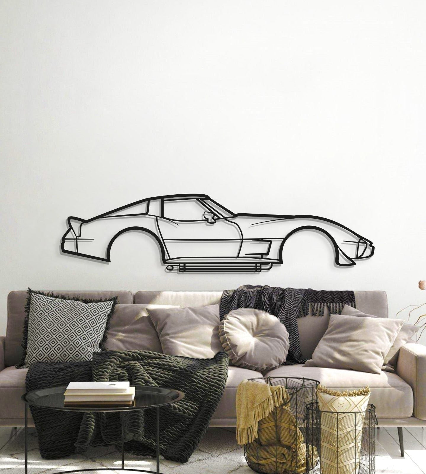 1979 Corvette Metal Car Wall Art - MT0182 - MT0182B49L-  DRIVEN - 6