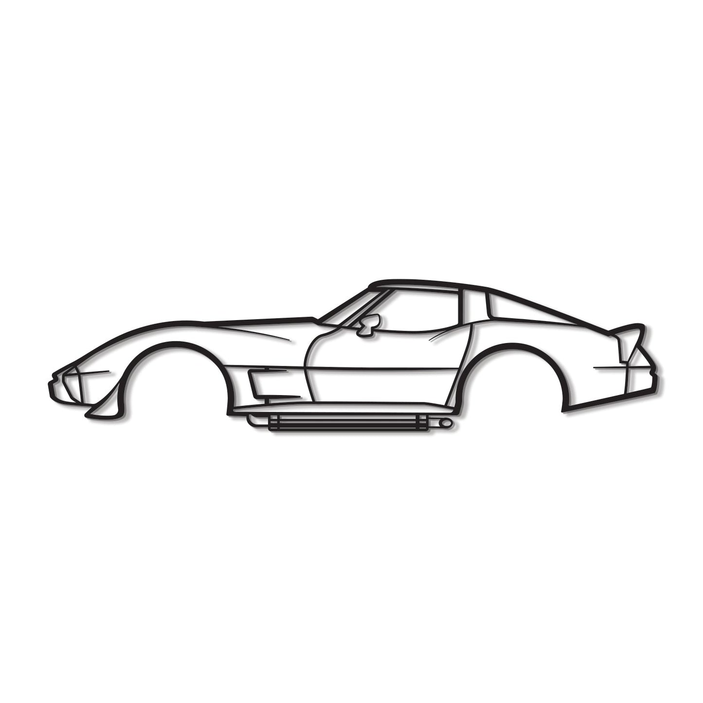 1979 Corvette Metal Car Wall Art - MT0182 - MT0182B49L-  DRIVEN - 8