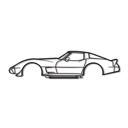1979 Corvette Metal Car Wall Art - MT0182 - MT0182B49L-  DRIVEN - 8