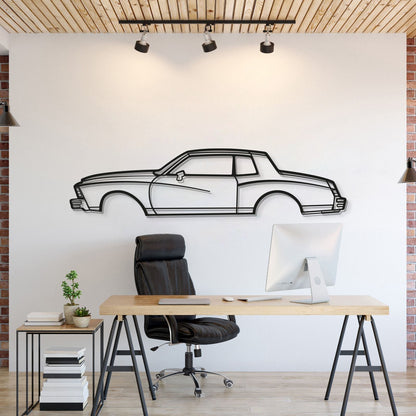 1979 Monte Carlo Metal Car Wall Art - MT0184 - MT0184B49L-  DRIVEN - 1