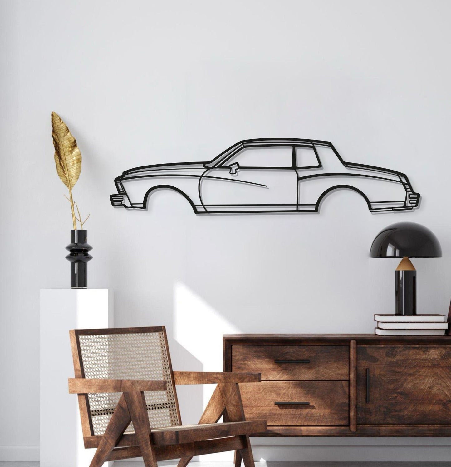 1979 Monte Carlo Metal Car Wall Art - MT0184 - MT0184B49L-  DRIVEN - 2