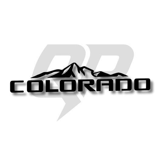 Chevy Colorado Mountains Offroad Logo Decal | Premium Vinyl Emblem - sku-51390090313860-sku-51390090346628-sku-51390090379396-sku-51390090412164-sku-51390090444932-  DRIVEN - 1