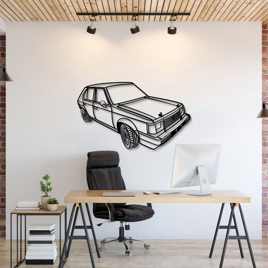 1980 Horizon Perspective Metal Car Wall Art - MT1182 - MT1182B69L-MT1182B80L-MT1182B99L-MT1182B115L-MT1182B140L-  DRIVEN - 1