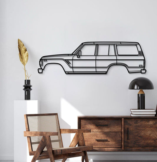 1980 Land Cruiser 4th Gen (J60) Metal Car Wall Art - MT0190 - MT0190B49L-MT0190B69L-MT0190B80L-MT0190B99L-MT0190B120L-  DRIVEN - 2
