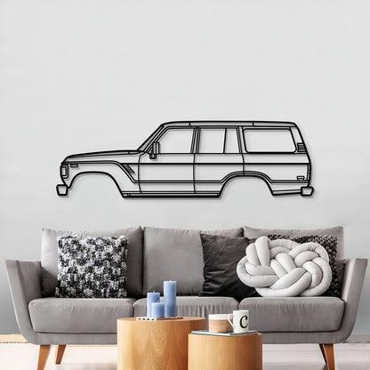 1980 Land Cruiser 4th Gen (J60) Metal Car Wall Art - MT0190 - MT0190B49L-MT0190B69L-MT0190B80L-MT0190B99L-MT0190B120L-  DRIVEN - 3