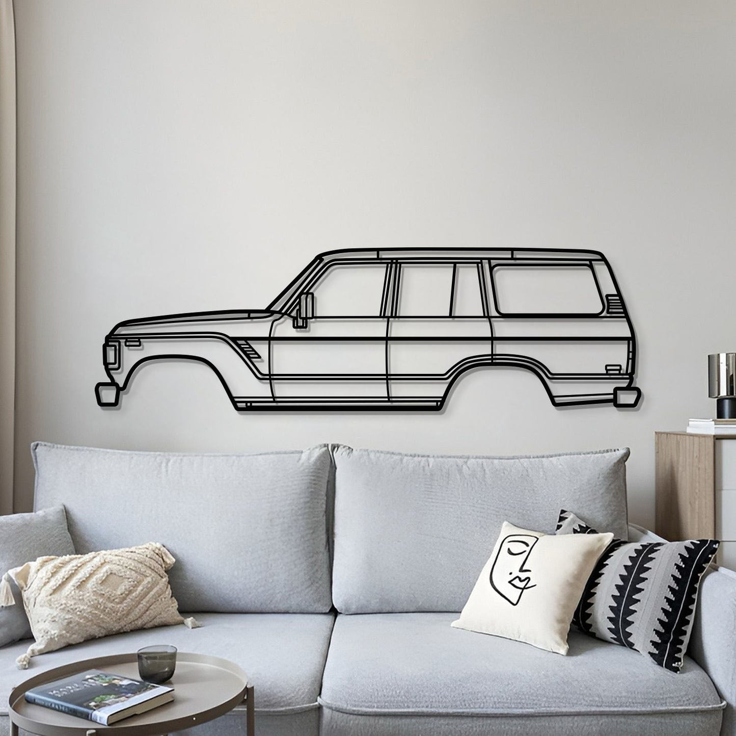 1980 Land Cruiser 4th Gen (J60) Metal Car Wall Art - MT0190 - MT0190B49L-MT0190B69L-MT0190B80L-MT0190B99L-MT0190B120L-  DRIVEN - 4