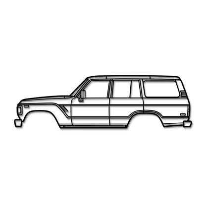 1980 Land Cruiser 4th Gen (J60) Metal Car Wall Art - MT0190 - MT0190B49L-MT0190B69L-MT0190B80L-MT0190B99L-MT0190B120L-  DRIVEN - 8