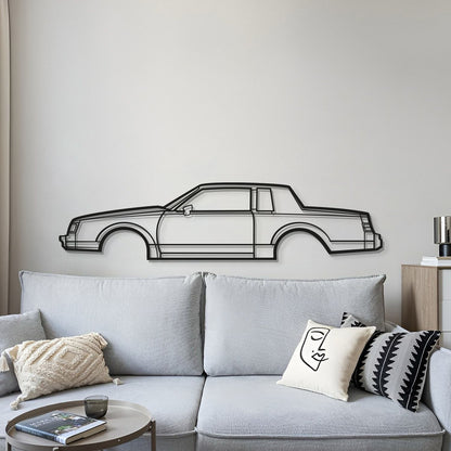 1986 Regal Coupe Metal Car Wall Art - MT0208 - MT0208B49L-  DRIVEN - 4
