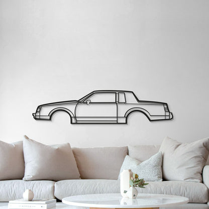 1986 Regal Coupe Metal Car Wall Art - MT0208 - MT0208B49L-  DRIVEN - 5