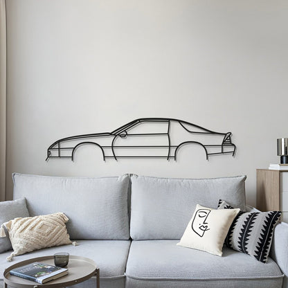 1987 Camaro Metal Car Wall Art - MT0211 - MT0211B49L-MT0211B69L-MT0211B80L-MT0211B99L-MT0211B120L-  DRIVEN - 4