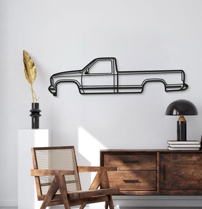 1988 Sierra 1500 1st Gen Metal Car Wall Art - MT0220 - MT0220B49L-  DRIVEN - 2