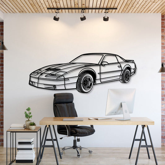 1988 Trans AM Perspective Metal Car Wall Art - MT1186 - MT1186B69L-MT1186B80L-MT1186B99L-MT1186B115L-MT1186B140L-  DRIVEN - 1