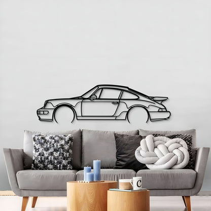 911 Turbo Model 964 Detailed Metal Car Wall Art - MT0873 - MT0873B49L-MT0873B69L-MT0873B80L-MT0873B99L-MT0873B120L-  DRIVEN - 3