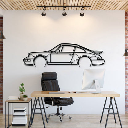 911 Turbo Model 964 Detailed Metal Car Wall Art - MT0873 - MT0873B49L-MT0873B69L-MT0873B80L-MT0873B99L-MT0873B120L-  DRIVEN - 1