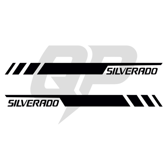 Chevy Silverado Offroad Side Decals | Premium Vinyl Graphics 2PC Set - sku-51390094344324-sku-51390094377092-sku-51390094409860-sku-51390094442628-sku-51390094475396-  DRIVEN - 1