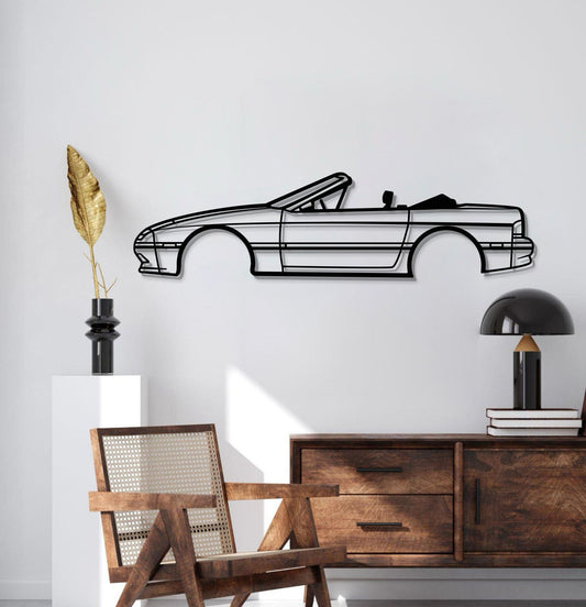 1990 RX-7 Convertible Metal Car Wall Art - MT0231 - MT0231B49L-MT0231B69L-MT0231B80L-MT0231B99L-MT0231B120L-  DRIVEN - 2