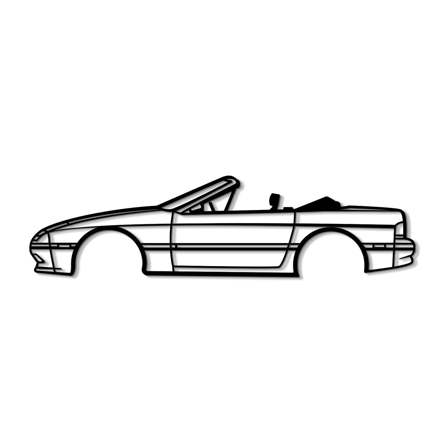 1990 RX-7 Convertible Metal Car Wall Art - MT0231 - MT0231B49L-MT0231B69L-MT0231B80L-MT0231B99L-MT0231B120L-  DRIVEN - 8