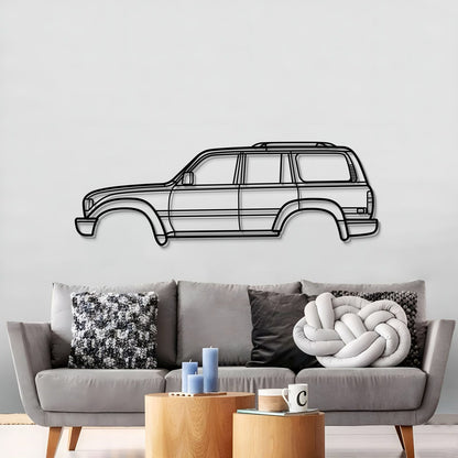 1990 Land Cruiser 5th Gen (J80) Metal Car Wall Art - MT0228 - MT0228B49L-MT0228B69L-MT0228B80L-MT0228B99L-MT0228B120L-  DRIVEN - 3