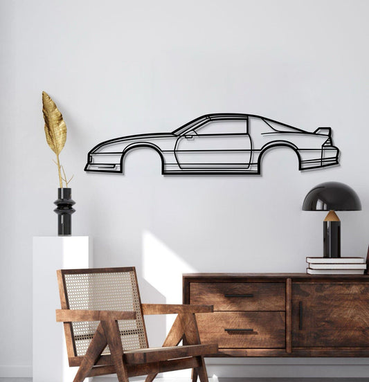 1991 Camaro Z28 Metal Car Wall Art - MT0234 - MT0234B49L-MT0234B69L-MT0234B80L-MT0234B99L-MT0234B120L-  DRIVEN - 2