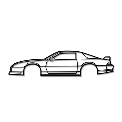 1991 Camaro Z28 Metal Car Wall Art - MT0234 - MT0234B49L-MT0234B69L-MT0234B80L-MT0234B99L-MT0234B120L-  DRIVEN - 8