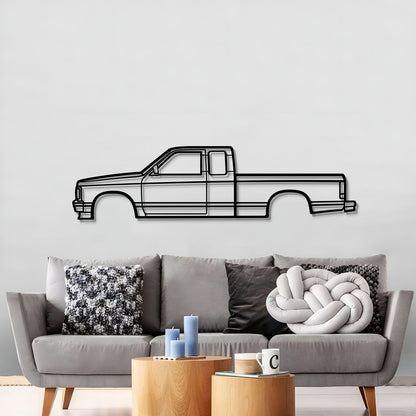 1991 S10 Metal Car Wall Art - MT0237 - MT0237B49L-MT0237B69L-MT0237B80L-MT0237B99L-MT0237B120L-  DRIVEN - 3