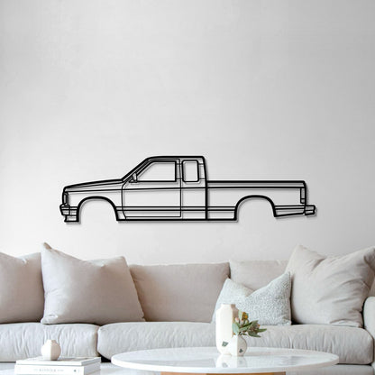 1991 S10 Metal Car Wall Art - MT0237 - MT0237B49L-MT0237B69L-MT0237B80L-MT0237B99L-MT0237B120L-  DRIVEN - 4
