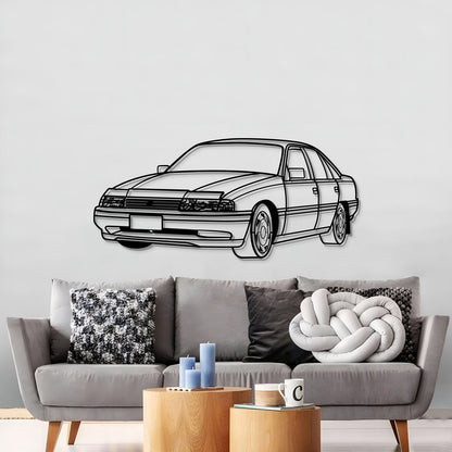 1991 VN Commodore Perspective Metal Car Wall Art - MT1162 - MT1162B69L-MT1162B80L-MT1162B99L-MT1162B115L-MT1162B140L-  DRIVEN - 3