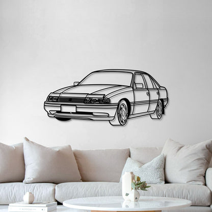 1991 VN Commodore Perspective Metal Car Wall Art - MT1162 - MT1162B69L-MT1162B80L-MT1162B99L-MT1162B115L-MT1162B140L-  DRIVEN - 5