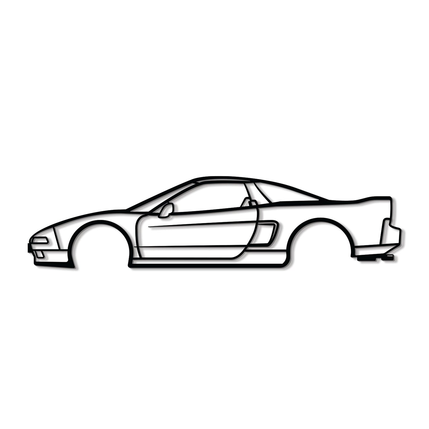 1991 NSX Metal Car Wall Art - MT0236 - MT0236B49L-MT0236B69L-MT0236B80L-MT0236B99L-MT0236B120L-  DRIVEN - 8