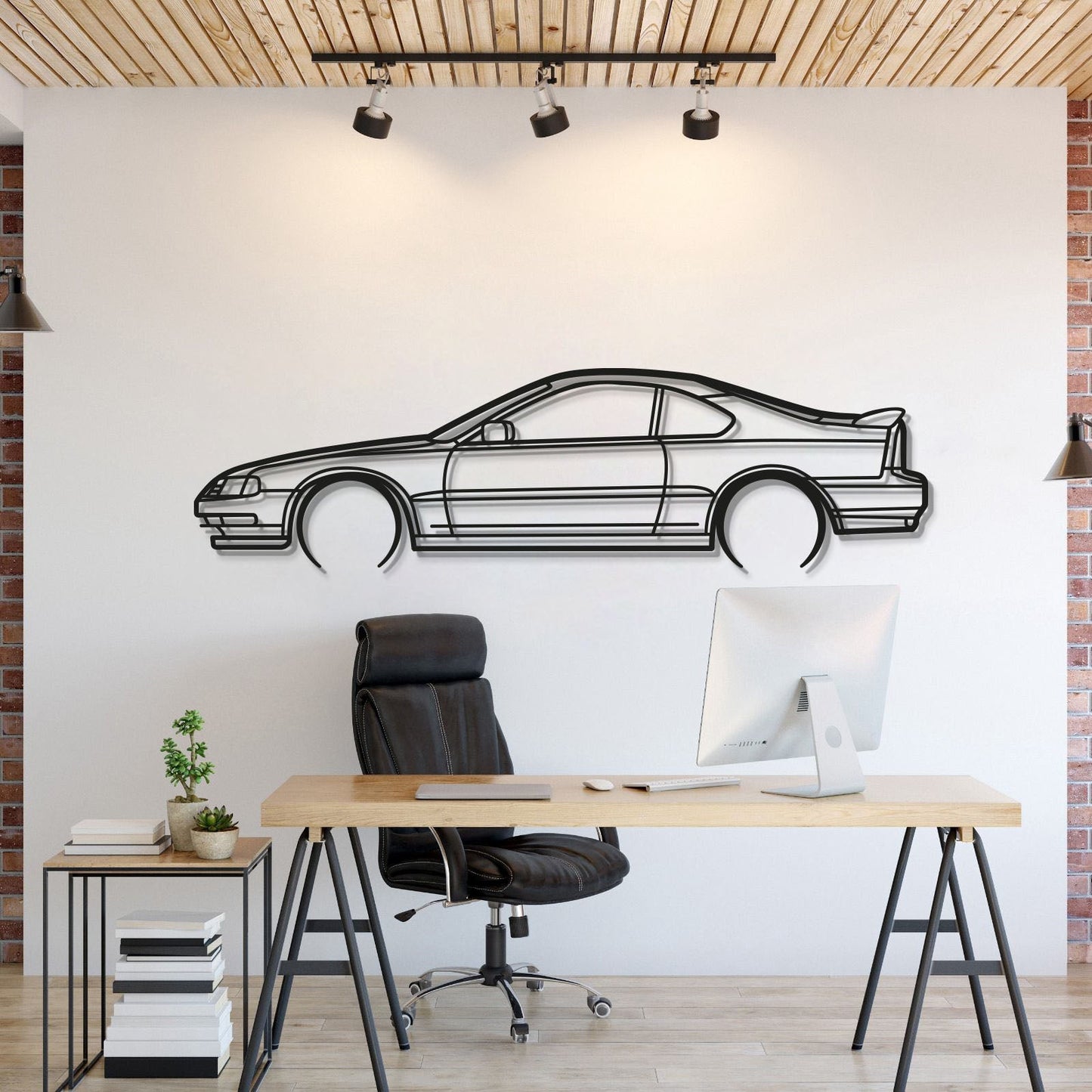 1993 Gen 4 Detailed Metal Car Wall Art - MT0244 - MT0244B49L-MT0244B69L-MT0244B80L-MT0244B99L-MT0244B120L-  DRIVEN - 1