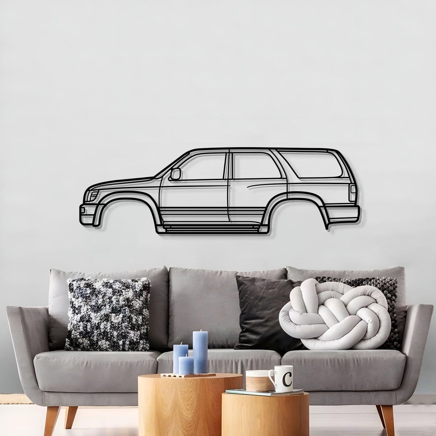 1996 4Runner 3rd Gen (N180)  Metal Car Wall Art - MT0257 - MT0257B49L-MT0257B69L-MT0257B80L-MT0257B99L-MT0257B120L-  DRIVEN - 3