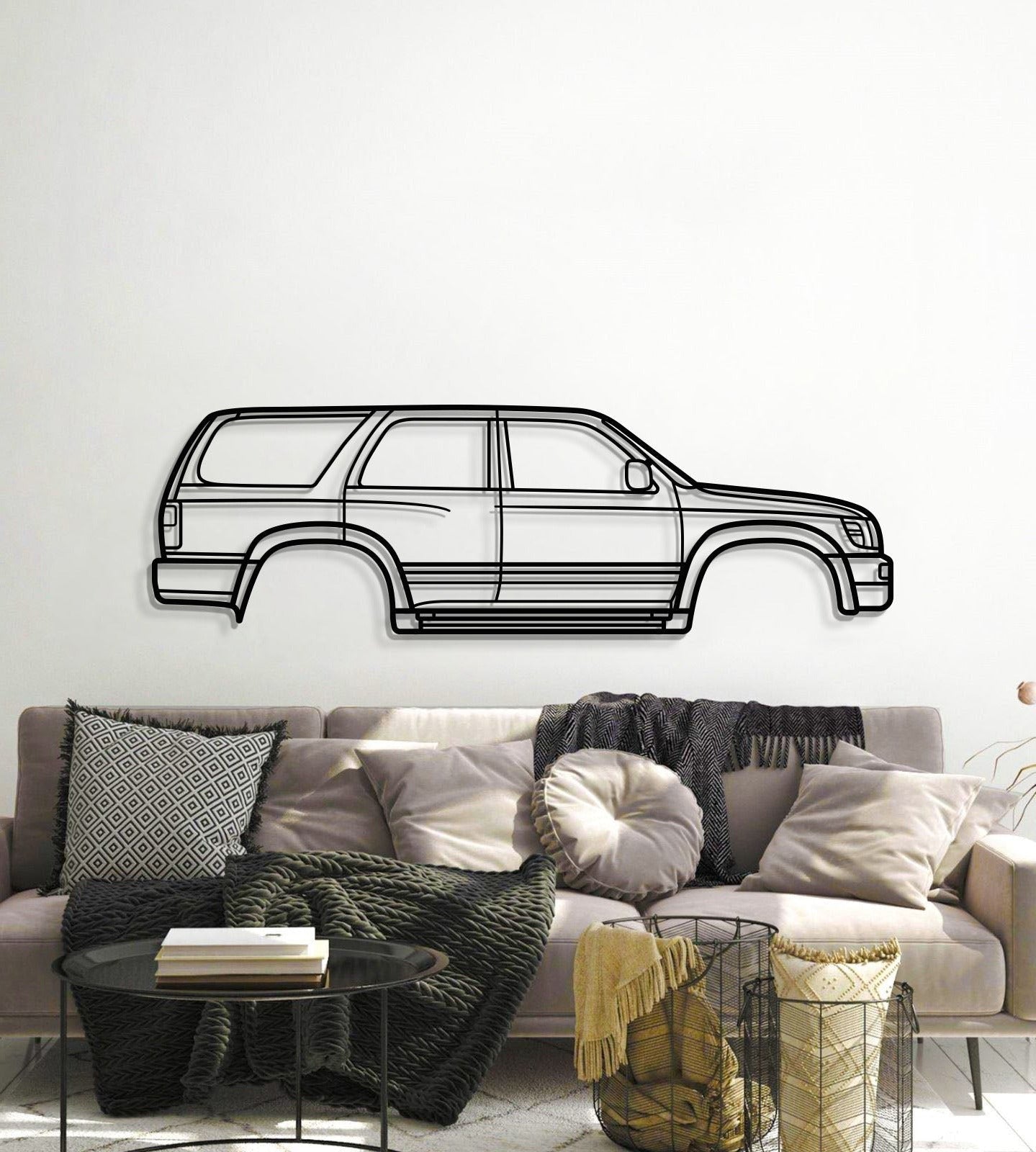 1996 4Runner 3rd Gen (N180)  Metal Car Wall Art - MT0257 - MT0257B49L-MT0257B69L-MT0257B80L-MT0257B99L-MT0257B120L-  DRIVEN - 6