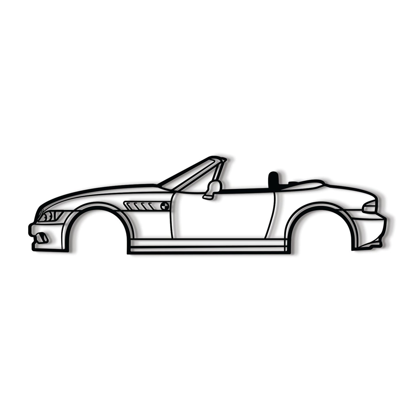 1996 Z3 Metal Car Wall Art - MT0259 - MT0259B49L-MT0259B69L-MT0259B80L-MT0259B99L-MT0259B120L-  DRIVEN - 8