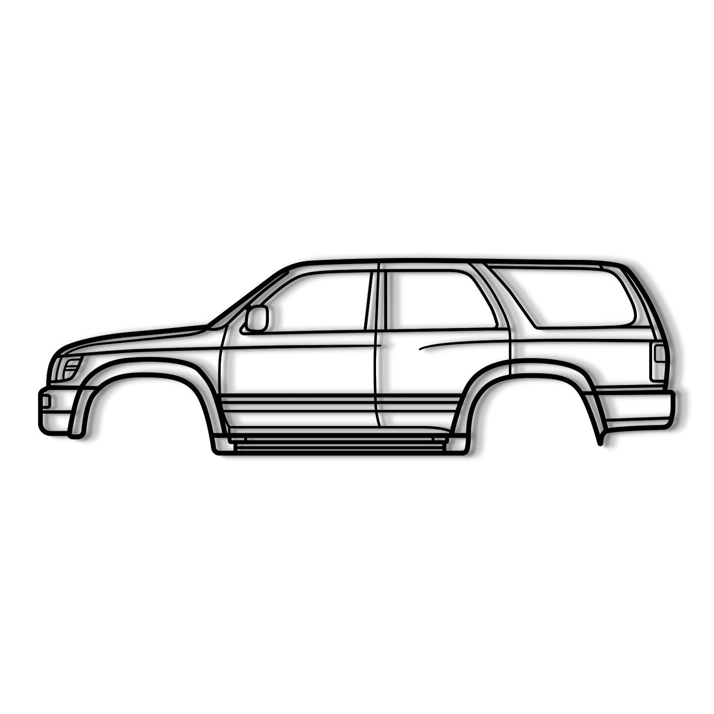1996 4Runner 3rd Gen (N180)  Metal Car Wall Art - MT0257 - MT0257B49L-  DRIVEN - 5
