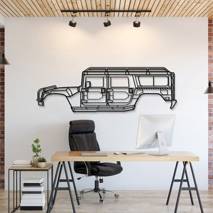 1998 H1 Alpha Metal Car Wall Art - MT0267 - MT0267B49L-MT0267B69L-MT0267B80L-MT0267B99L-MT0267B120L-  DRIVEN - 1