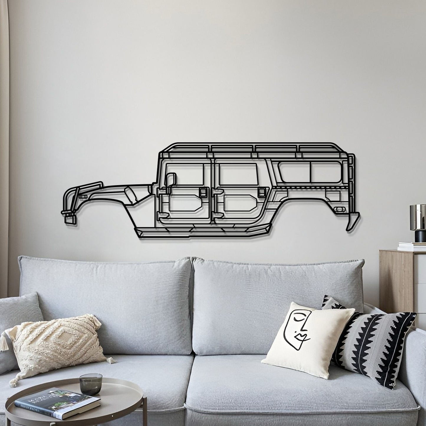 1998 H1 Alpha Metal Car Wall Art - MT0267 - MT0267B49L-MT0267B69L-MT0267B80L-MT0267B99L-MT0267B120L-  DRIVEN - 4