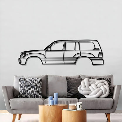 1998 Land Cruiser 6th Gen (J100) Metal Car Wall Art - MT0268 - MT0268B49L-MT0268B69L-MT0268B80L-MT0268B99L-MT0268B120L-  DRIVEN - 3