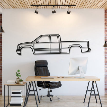 1999 Silverado 1500 1st Gen Metal Car Wall Art - MT0278 - MT0278B49L-  DRIVEN - 1