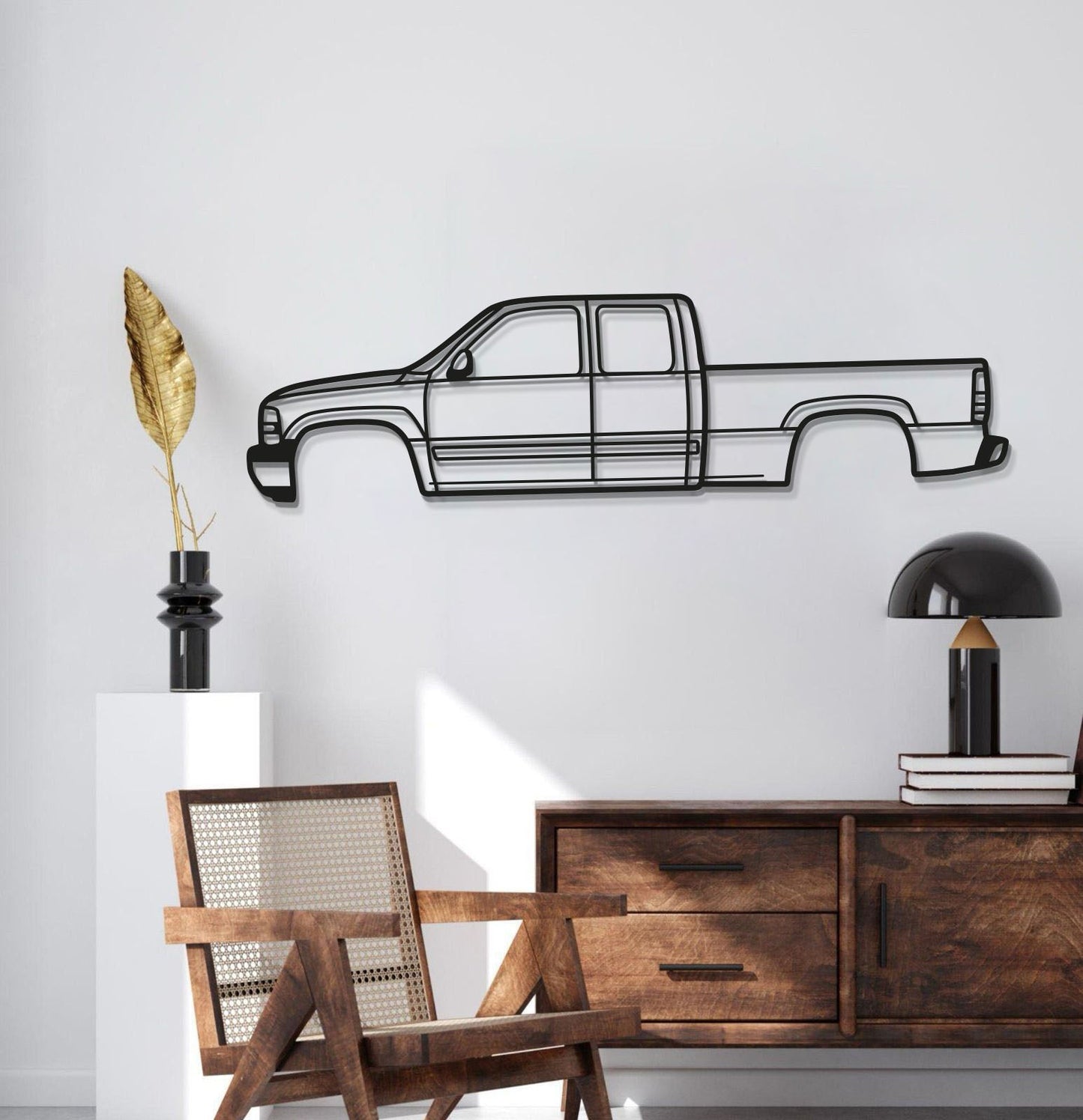 1999 Silverado 1500 1st Gen Metal Car Wall Art - MT0278 - MT0278B49L-  DRIVEN - 2