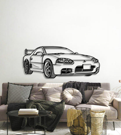 1999 3000GT Perspective Metal Car Wall Art - MT0455 - MT0455B69L-MT0455B80L-MT0455B99L-MT0455B115L-MT0455B140L-  DRIVEN - 6