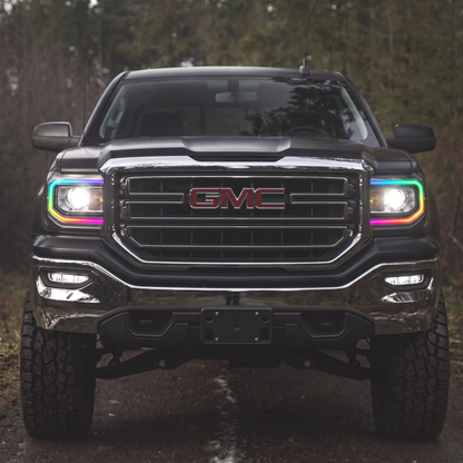 GMC Sierra 1500 Multicolor DRL Boards (2016-2018) - E20 | A20 | P2   - BX5-  DRIVEN - 5