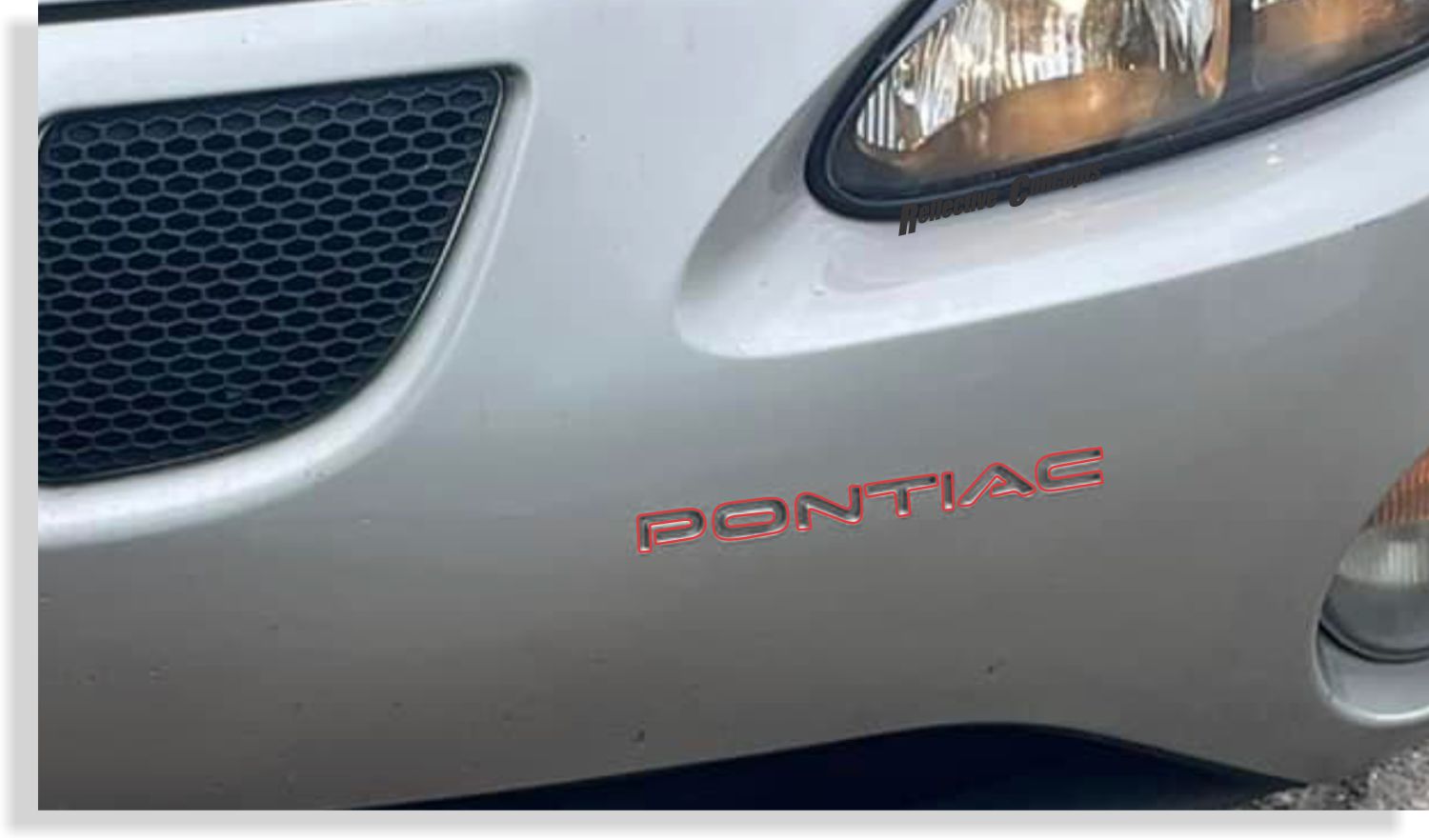 Front OUTER Lettering Decal - 04-08 Grand Prix - 0408GP:FO-01-0408GP:FO-02-0408GP:FO-03-0408GP:FO-04-0408GP:FO-05-  DRIVEN - 2