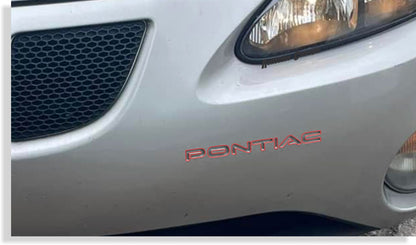Front OUTER Lettering Decal - 04-08 Grand Prix - 0408GP:FO-01-0408GP:FO-02-0408GP:FO-03-0408GP:FO-04-0408GP:FO-05-  DRIVEN - 2