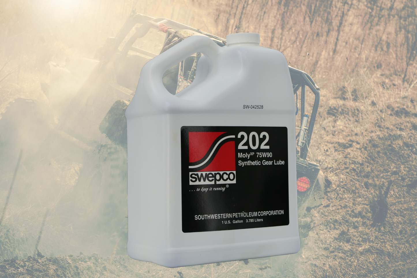 SWEPCO | 202 MolyXP | Synthetic Gear Oil | SAE 75W90 | USDA/NSF H2 Lubricant - 202-75W90-C5B-E-202-75W90-C5B-202-75W90-PAL-202-75W90-KGU-202-75W90-DRM-  DRIVEN - 4