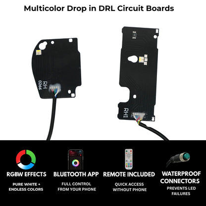 Chevrolet Camaro RS/SS RGBWA DRL Boards (2019-2024) - F11 | A12 | P2   - BX1-F11 | F12 | A12 | P2   - BX3-F11 | E1 | A12 | P2   - BX3-F11 | F12 | E1 | A12 | P2   - BX4-  DRIVEN - 2