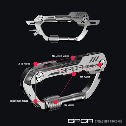 GPCA Carabiner PRO X KEY - CARA-PX-KEY-SS-  DRIVEN - 2