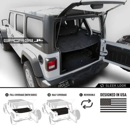 Jeep Wrangler JL 4DR Cargo Cover PRO (2018+) - JL4CC-P-HT-JL4CC-P-ST-JL4FD-P-HT-JL4FD-P-ST-  DRIVEN - 2