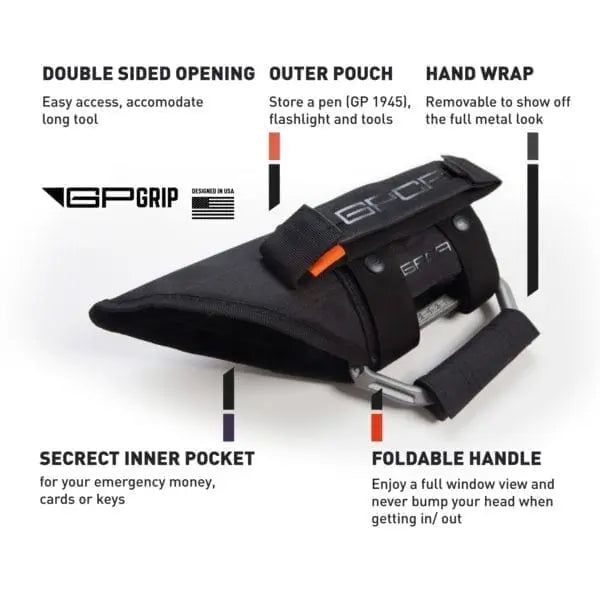 GP-Grip PRO Foldable Handle — Jeep Wrangler JL, Gladiator JT & 4xe (2018+) - GPG-P1-SG-GPG-P2-SG-GPG-P1S1-SG-GPG-P4-SG-GPG-L1-SG-  DRIVEN - 2