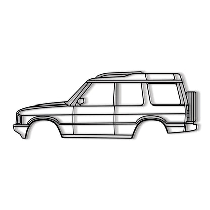 2000 Discovery Series II (L318) 1st Gen Metal Car Wall Art - MT0279 - MT0279B49L-MT0279B69L-MT0279B80L-MT0279B99L-MT0279B120L-  DRIVEN - 8