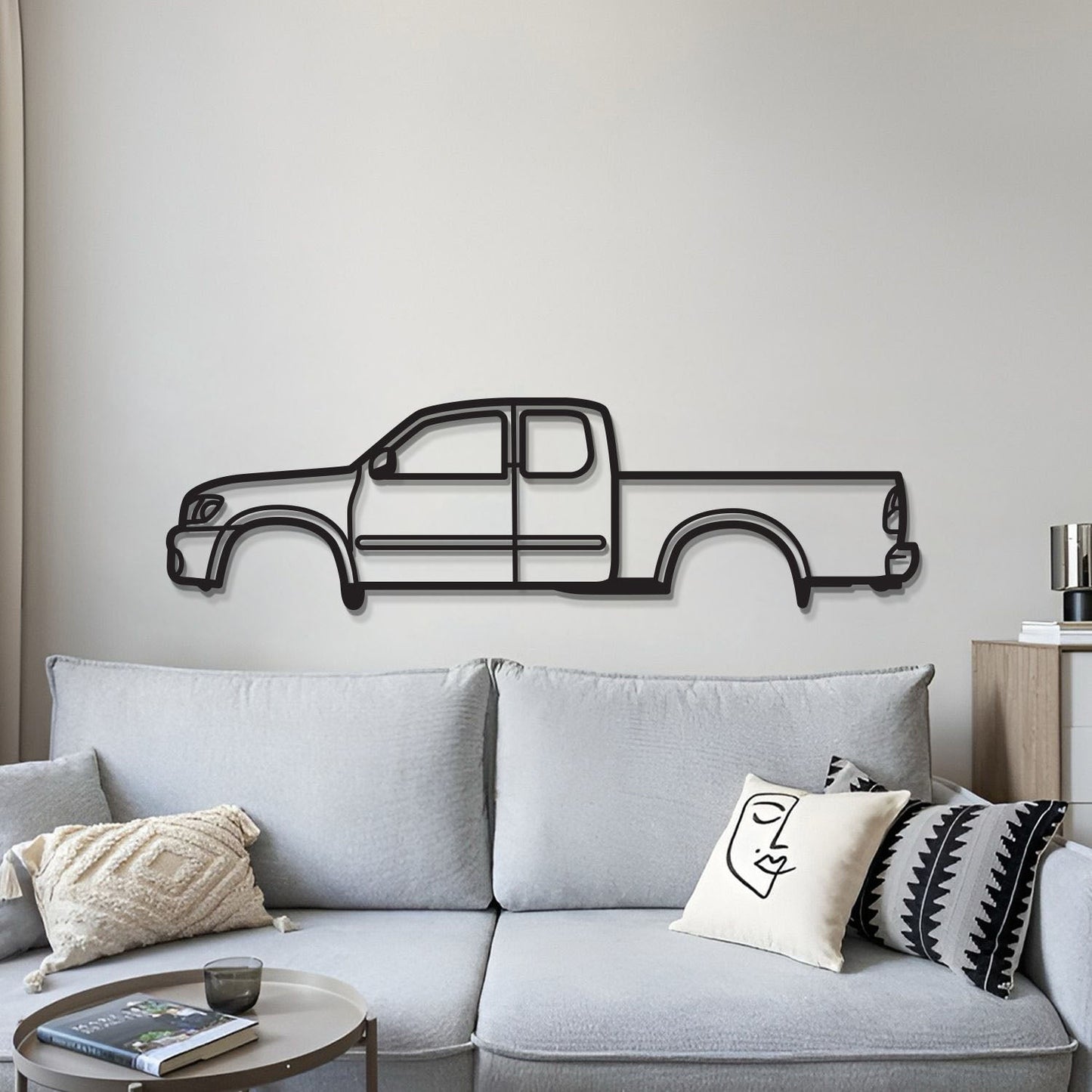2000 Tundra 1st Gen Metal Car Wall Art - MT0282 - MT0282B49L-MT0282B69L-MT0282B80L-MT0282B99L-MT0282B120L-  DRIVEN - 4